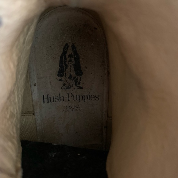 Hush Puppies Brown Leather Ankle Boots Size 6 - Picture 8 of 8